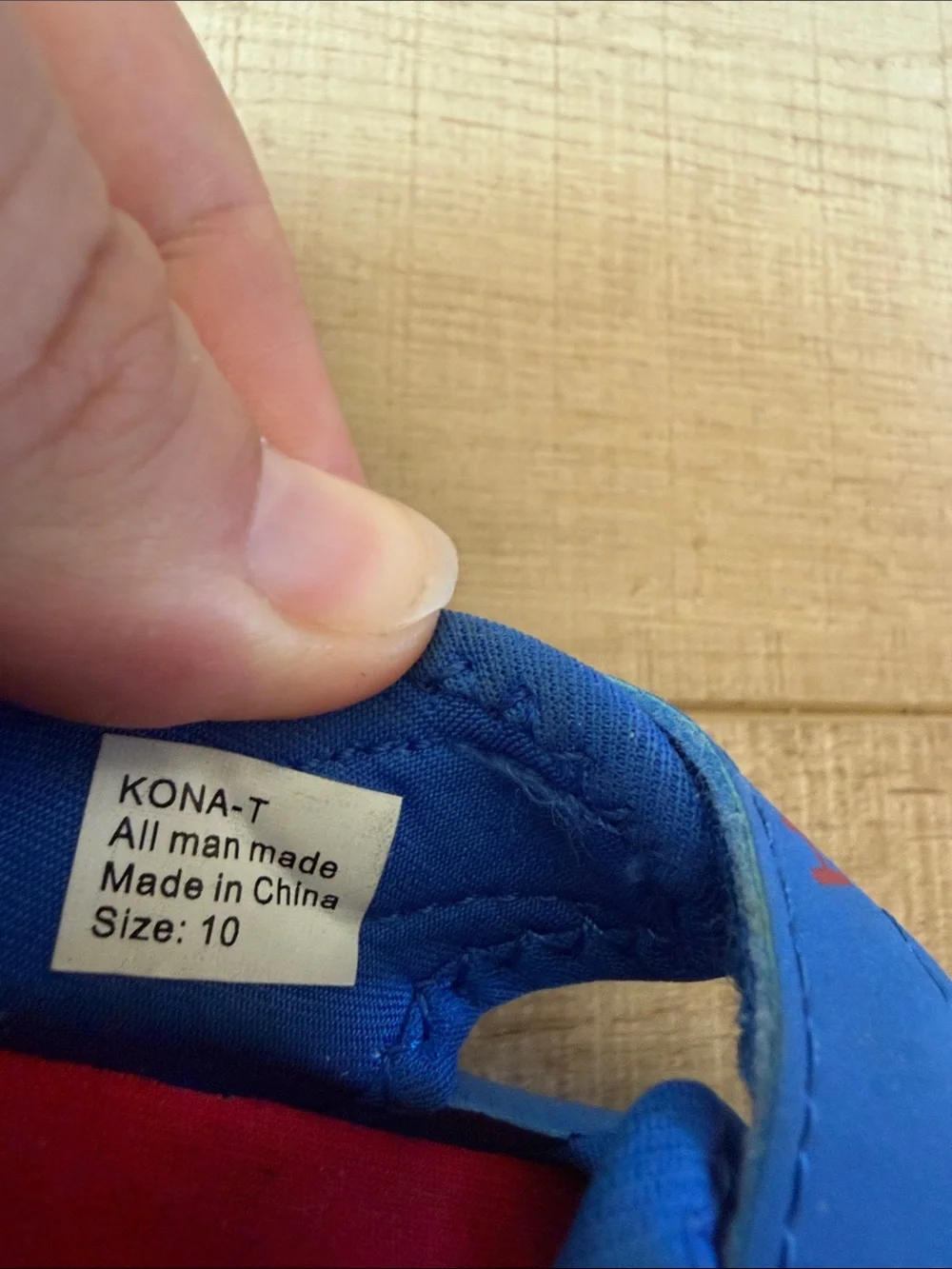 Hurley Blue & Red Kids Water Sandals